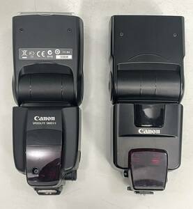 G9-76 Canon SPEEDLITE 550EX / SPEEDLITE 580EX Ⅱ / 2点セット キャノン ストロボ スピードライト 照明 通電OK