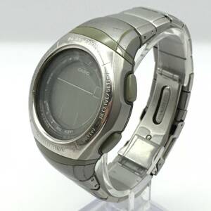 ◯J7-3 CASIO/カシオ Wave Ceptor ウェーブセプター デジタル文字盤 メンズ 電波ソーラー 腕時計 WV-110J 不動ジャンク品