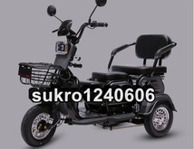 高齢者向けの小型電動三輪車 ,家庭用 三輪車 回転式三輪車 600w 12A 25KM_画像3