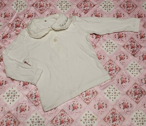 * beautiful goods * white. dressing up blouse *100cm white blouse 