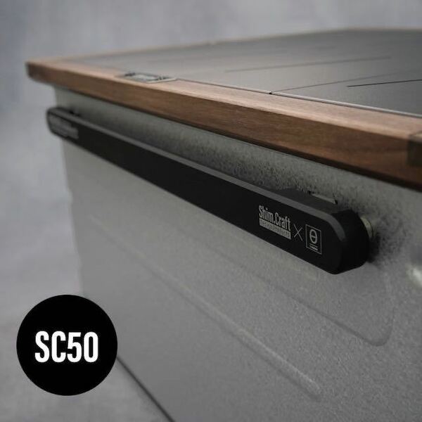 新品 Shim.Craft M.M.H.B. SC50 メタル マグネット ハング バー 50 ブラック シムクラフト シェルコン スノーピーク シェルフコンテナ50 用