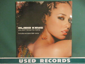 Alicia Keys ： You Don't Know My Name 12'' c/w Fallin'( Ali Soundtrack Ver. ) (( 落札5点で送料当方負担