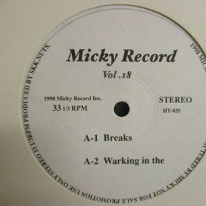 VA ： Micky Record Vol.18 12'' (( Central Line / Joe Bataan / Prince / 落札5点で送料当方負担の画像1