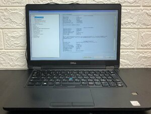 1円～ ■ジャンク DELL LATITUDE 5490 / 第7世代 / Core i5 7300U 2.60GHz / メモリ 16GB / NVMe SSD 256GB / 14型 / OS無し / BIOS起動可