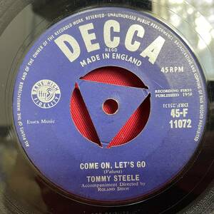 ◆UKorg7”s!◆TOMMY STEELE◆COME ON, LET'S GO◆