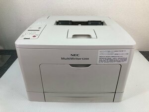 1594-O★NEC A4モノクロレーザープリンター MultiWriter 5300★PR-L5300★動作確認済中古現状渡し★総印刷枚数32126枚★