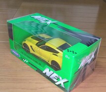 送料710円 ウェリー WELLY 1/24 シボレーコルベット 2017 Z06 イエロー 新品未開封 ①_画像7