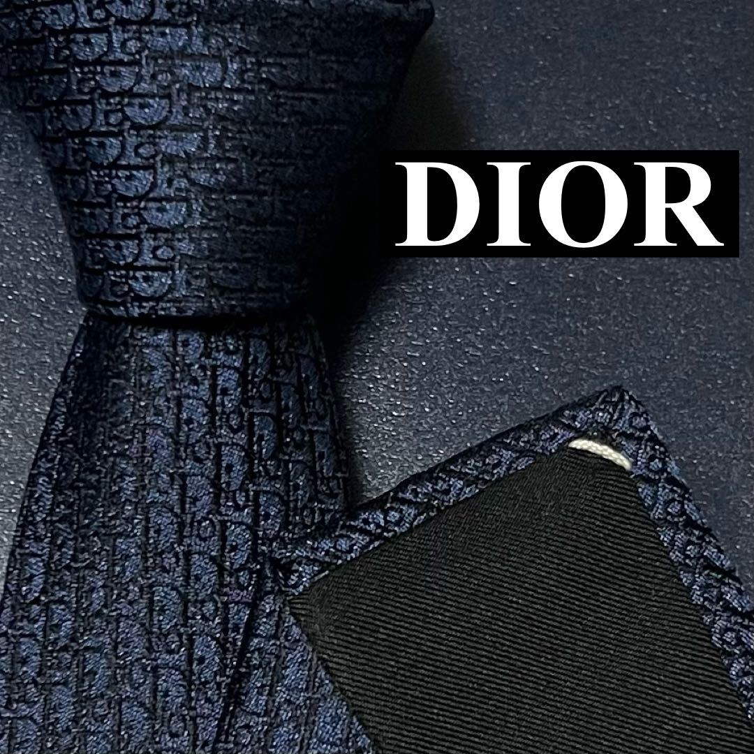 魅力的な ✨激レア✨Dior HOMME ネクタイ シルク ナロー ワンポイント