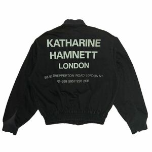 Rare 80s KATHARINE HAMNETT LONDON Logo Gimmick Jacket キャサリンハムネット ジャケットraf simons helmut lang margiela archive 90s 