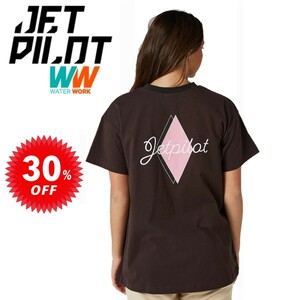 ジェットパイロット JETPILOT セール 30%オフ Tシャツ 送料無料 ダイヤモンド レディース オーバーサイズド TEE W22011 チャコール 8/S