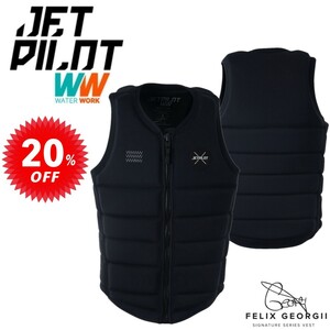 ジェットパイロット JETPILOT 2023 セール 20%オフ 送料無料 フェリックス ジョージ X1 F/E ネオ ベスト JA23110CE ブラック 2XL