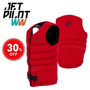 ジェットパイロット JETPILOT ライフジャケット セール 30%オフ 送料無料 ハイパーフレックス '22 F/E ネオ ベスト JA21148 レッド L