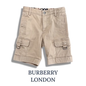 BURBERRY LONDON バーバリー ロンドン コーデュロイ ハーフパンツ ベージュ size 100A キッズ 国内正規