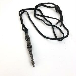 CHROME HEARTS クロムハーツ ネックレス アクセサリー 小物 メンズ ブランド チャーム シルバー ペンダント トップ ジュエリー レザー