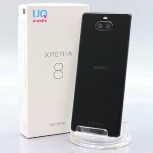 Sony Mobile Xperia 8 SOV42-u ブラック ■UQモバイル ★Joshin1693【1円開始・送料無料】