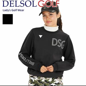 デルソル　ゴルフ DELSOL GOLF 裏フリース ボンディングプルオーバー