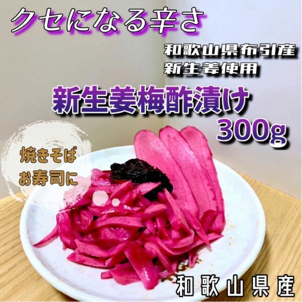 新生姜梅酢漬け300g