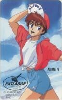 [ telephone card ] Mobile Police Patlabor . float ... Izumi . Akira anime V. pre telephone card 2AV-K0009 unused *A rank 