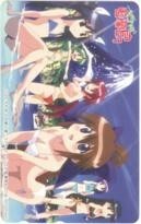 [ telephone card ] Nakamura peace . wistaria fee ... done Indigo orchid island bikini 6N-A0021 unused *A rank 