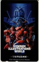 [Tarjeta telefónica] Mobile Suit Gundam Ilustraciones World Universal Century Art Exhibition Kunio Okawara Tarjeta telefónica 6K-I1159 Sin usar, Un rango, Historietas, animación, fila K, Gundam