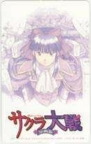 [ telephone card ] Sakura Taisen . one 9 . lotus genuine . temple Sakura magazine Z. pre . selection telephone card 1MZ-S0006 unused *A rank 