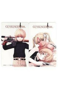 【テレカ】 GUNSLINGER GIRL ガンスリンガー・ガール 相田裕 イベント販売 2枚セットテレカ テレホンカード 6K-A0012 未使用・Aランク