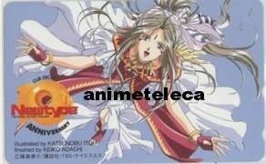 [ телефонная карточка ] Aa Megami-sama Newtype9th Newtype 10th. pre . выбор 2NT-A0172 не использовался *B разряд / чернила ..