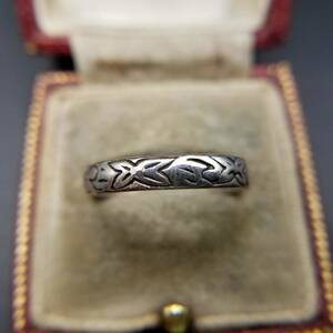  цветок растения 925 серебряный частота кольцо ширина маленький a-ru декоративный элемент Vintage кольцо серебряный кольцо Vintage цветок дизайн YMJ1