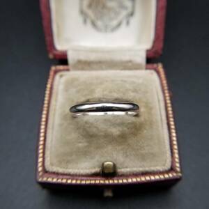  Vintage ring ring 925 silver a-ru deco stamp sterling Showa Retro YSA20
