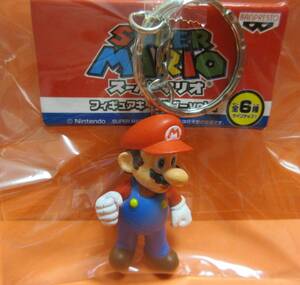 非売品『マリオ』■バンプレスト正規品■スーパーマリオ フィギュアキーホルダーvol.1■スリーブ済・未使用新品■同梱可■送料120円