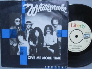 7” UK盤 Whitesnake // Give Me More Time / Need Your Love So Bad - (records)