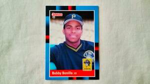 ボビー・ボニーヤ【BOBBY BONILLA】◆Donruss 1988 ドンラス ピッツバーグパイレーツ RE