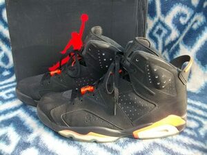 NIKE AIR JORDAN 6 RETRO HI 30cm US12 黒 極美品 NBA シカゴ ブルズ エア マイケル ジョーダン Ⅵ ６ Chicago Bulls