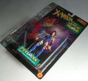  подлинная вещь 90s X men X-MAN X men PSYLOCK носорог блокировка фигурка * кукла нераспечатанный товар Vintage TOY-BIZma- bell 