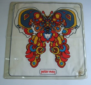 当時物 ビンテージ Peter Max ピーターマックス 蝶 ビニール製 エアークッション VINTAGE 60s 70s ディスプレイ インテリア US雑貨 サイケ