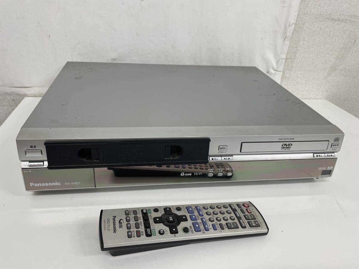 高級品市場 Panasonic NV-VHD1 リモコン付き 分解メンテナンス済み DVD