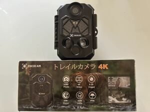 《動作確認済》COCOCAM 防犯カメラ・監視カメラ◆トレイルカメラ４K 光らない赤外線