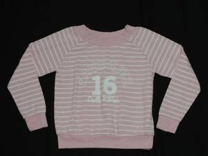 *Dolly Ribbon. 16 print border. pink long sleeve *160 centimeter *