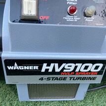 WAGNER / ワグナー 温風低圧塗装機 HV9100 4-STAGE TURBINE 引取り歓迎（愛知県日進市）即決 領収書 2198_画像4