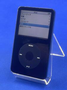 【中古】Apple iPod 30GB MA146J/A ブラック 音楽　動画　デジタルオーディオプレイヤー