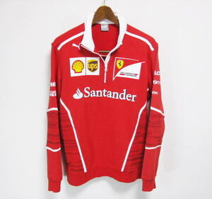 2017 Puma s Koo te rear Ferrari team half Zip sweatshirt 