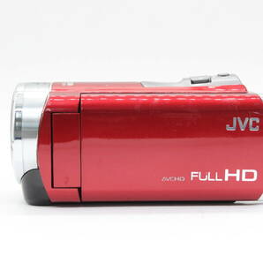 【返品保証】 【録画再生確認済み】JVC GZ-HM33-R レッド 40x バッテリー付き ビデオカメラ s1768の画像3