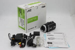 【返品保証】 【録画再生確認済み】JVC Everio GZ-M350-B ブラック 36x バッテリー 元箱付き 付属品多数 ビデオカメラ s1779