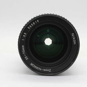 【返品保証】 ニコン Nikon FE ブラック Zoom-Nikkor Ai-s 35-70mm F3.5 ボディレンズセット s1834の画像9