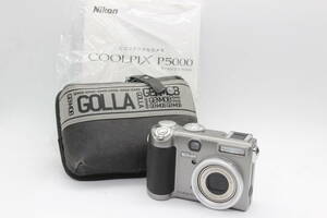 【極美品 返品保証】 ニコン Nikon Coolpix P5000 Nikkor 3.5x 説明書付き コンパクトデジタルカメラ s1926