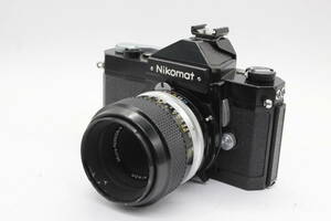【返品保証】 ニコン Nikon Nikomat FT ブラック Micro-Nikkor-P Auto 55mm F3.5 ボディレンズセット s1975