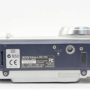 【返品保証】 【録画再生確認済み】ソニー Sony Cyber-shot DSC-P50 6x 単三電池で使用可 コンパクトデジタルカメラ s2020の画像7