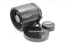 【訳あり品】 タムロン Tamron SP 500mm F8 Adaptall2 ミノルタ MDマウント 前後キャップ付き ミラーレンズ s2104_画像1