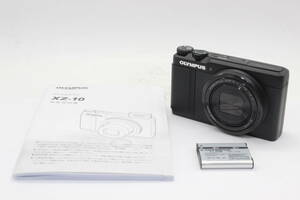 【美品 返品保証】 オリンパス Olympus Stylus XZ-10 ブラック 5x Wide バッテリー 説明書付き コンパクトデジタルカメラ s2123
