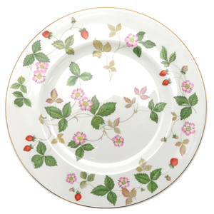 ［飯能本店］Wedgwood ウェッジウッド ワイルドストロベリー 大皿 食器 ボーンチャイナ ホワイト DH77427